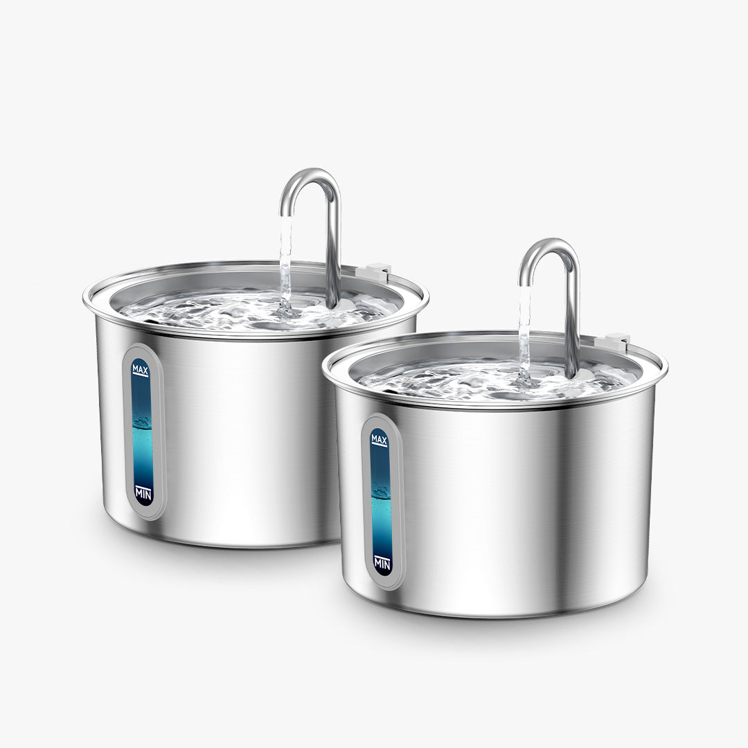 Oneisall 2L Cat Water Fountain with 3PCS Filters