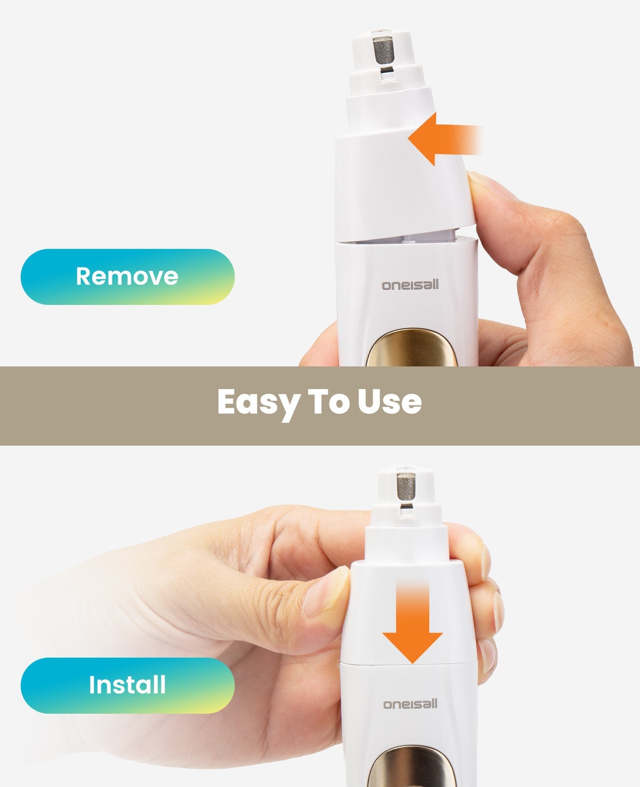 Oneisall FC10 Grinding Head Replacement