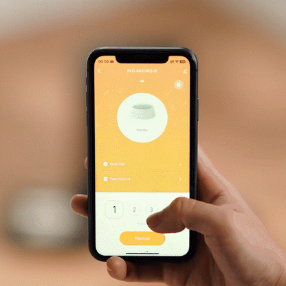 Oneisall 5L Automatic Cat Feeder with APP Control  for Two Cats