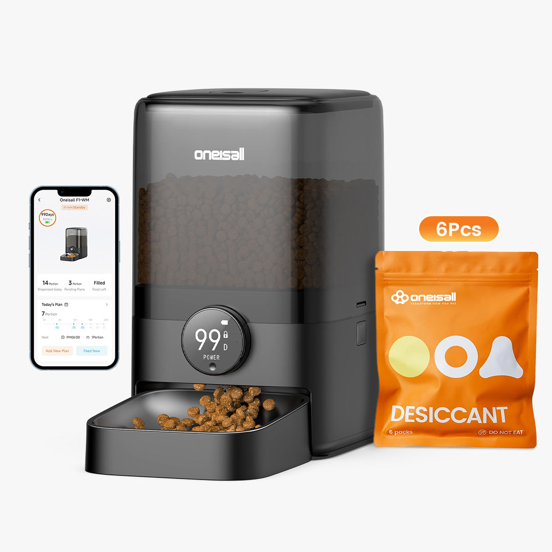 Oneisall PF08 5L Cordless Smart Cat Feeder with APP Control