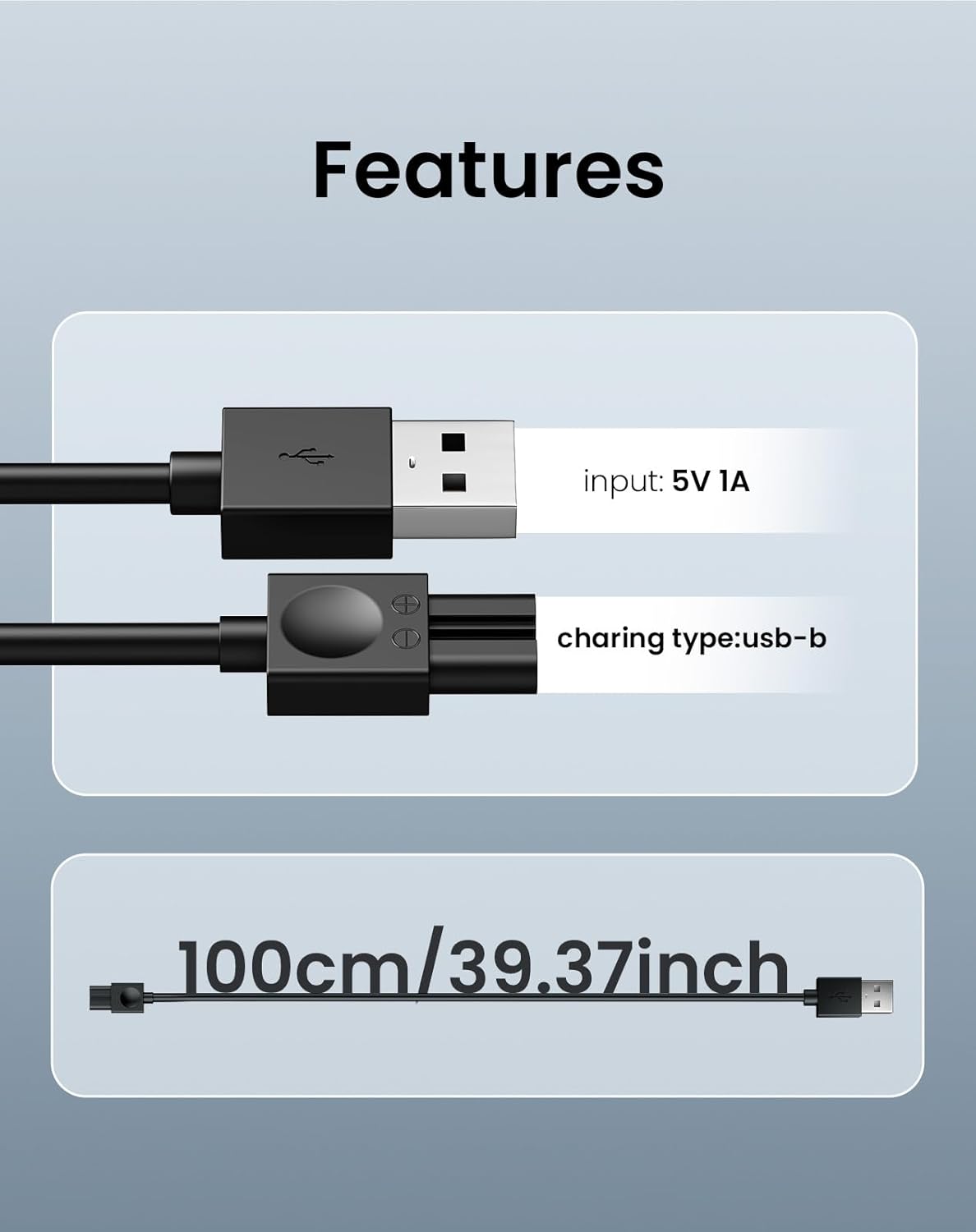 Oneisall YP-7268 Cat Clipper USB Charger Replacement
