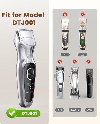 Oneisall DTJ-001 Silver Dog Clippers Blades Replacement