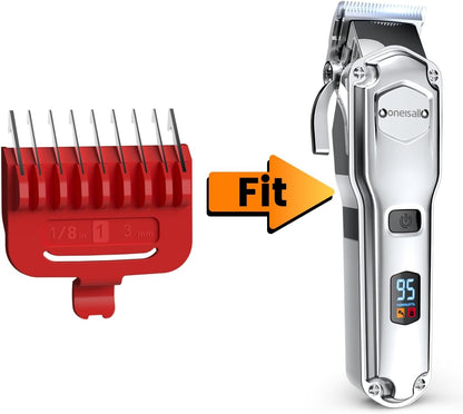 Oneisall RFC-676/RFC-676 Pro Dog Clipper 3mm Red Metal Combs Replacement