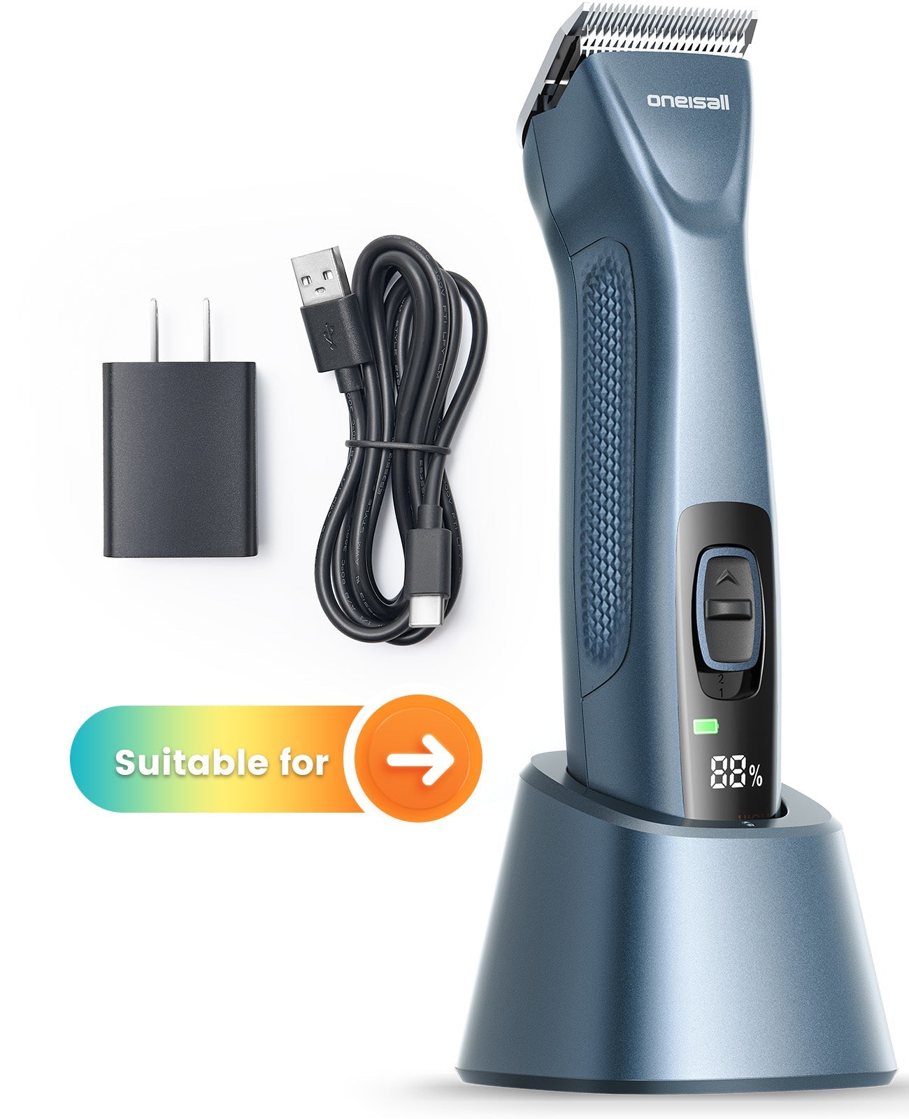 Oneisall Professional Dog Clipper Charger Cord Replacement