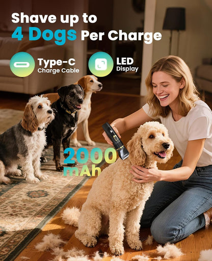 Oneisall PC17 Dog Clippers for Grooming at Home