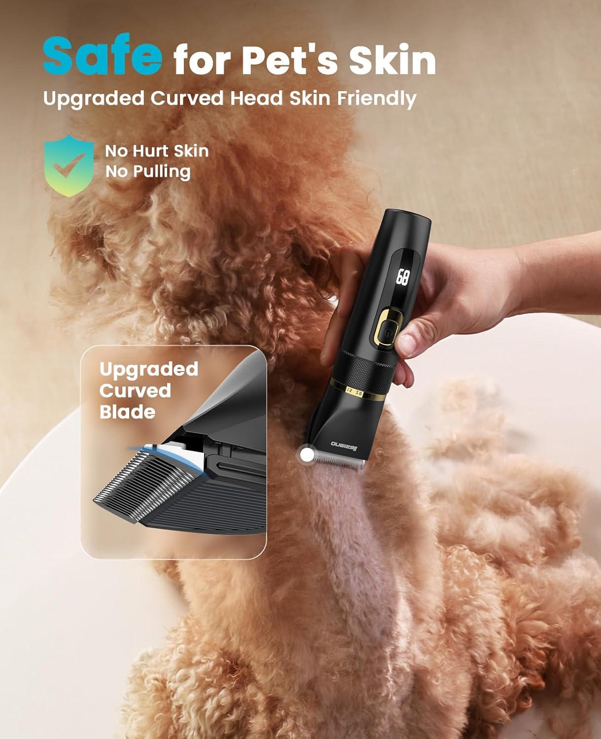 Oneisall PC17 Dog Clippers for Grooming at Home