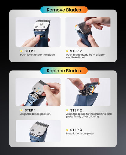 Oneisall Blade 10 Replacement for Professional Dog Clipper