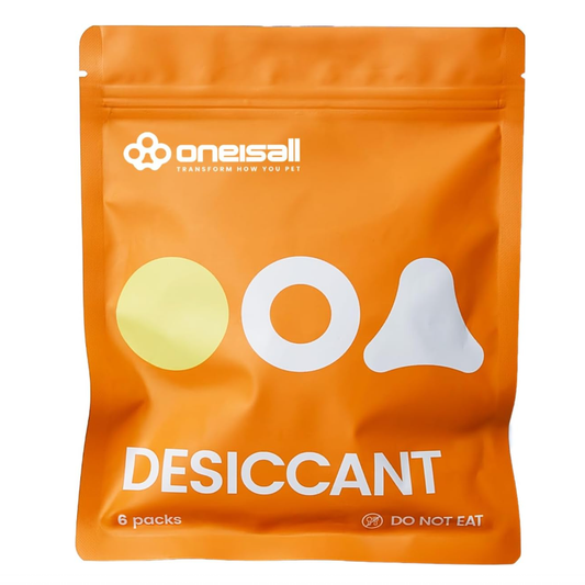 Oneisall Pet Dry Food Desiccant Bag 6 Packs for Automatic Cat Feeders