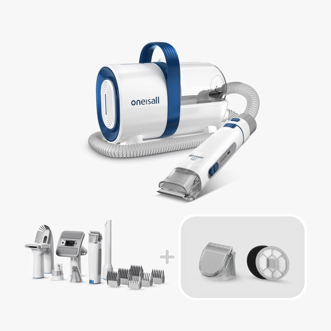 Oneisall LM2 7-in-1 Pet Grooming Vacuum Kit