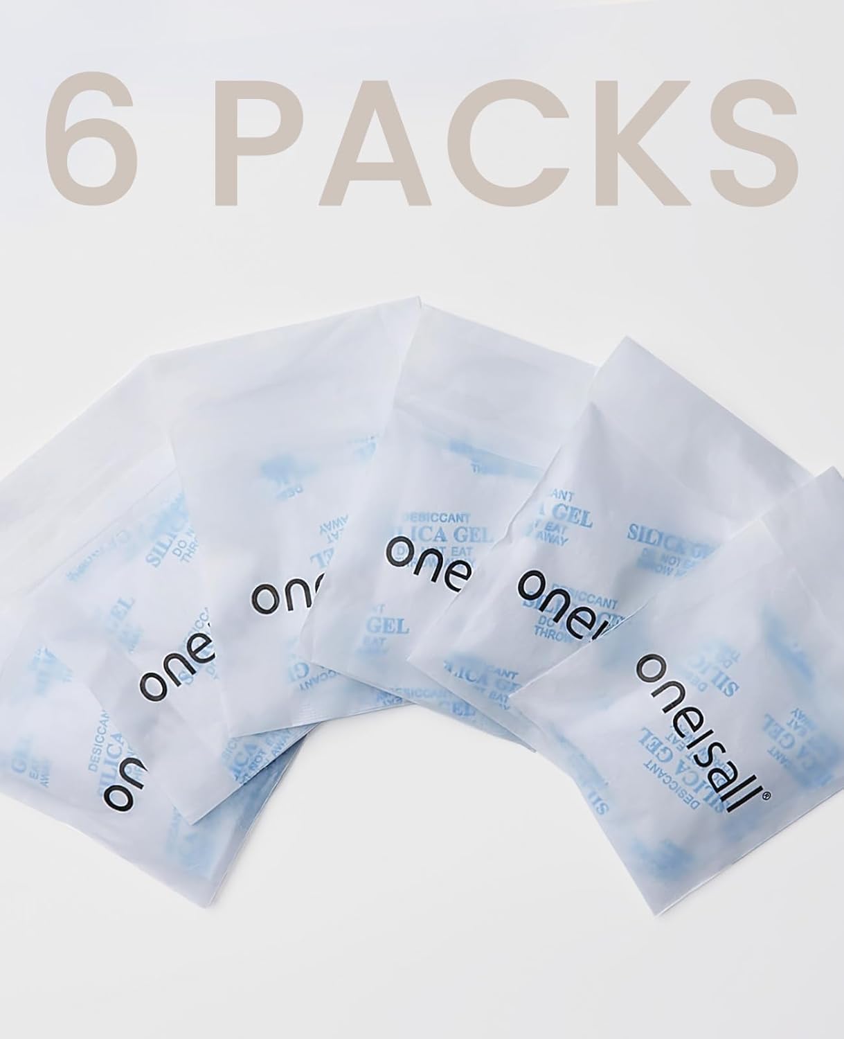 Oneisall Pet Dry Food Desiccant Bag 6 Packs for Automatic Cat Feeders