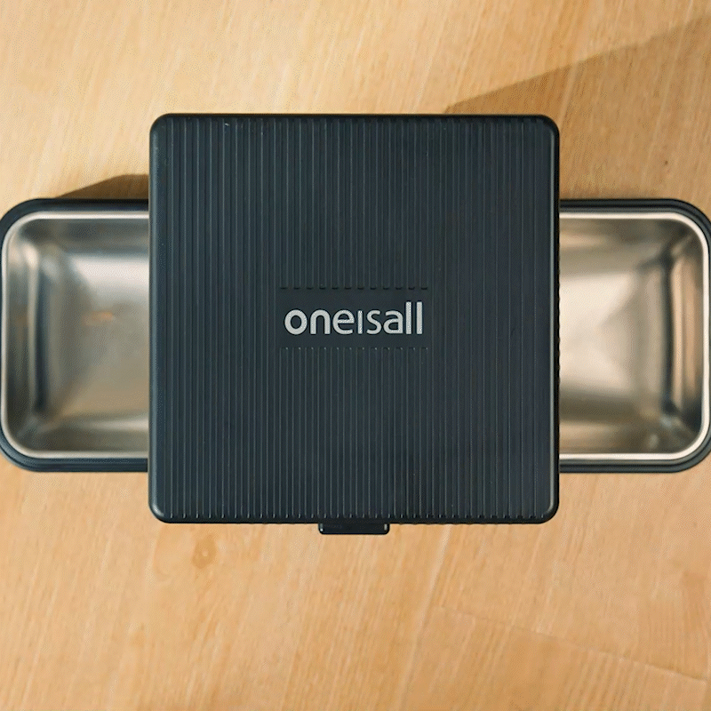 Oneisall 5L Automatic Cat Feeder for Two Cats White