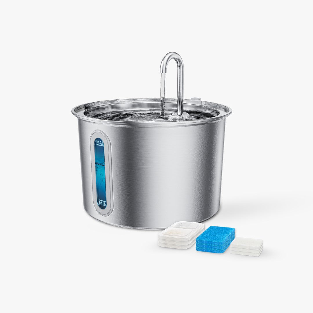 Oneisall 2L Cat Water Fountain with 3PCS Filters