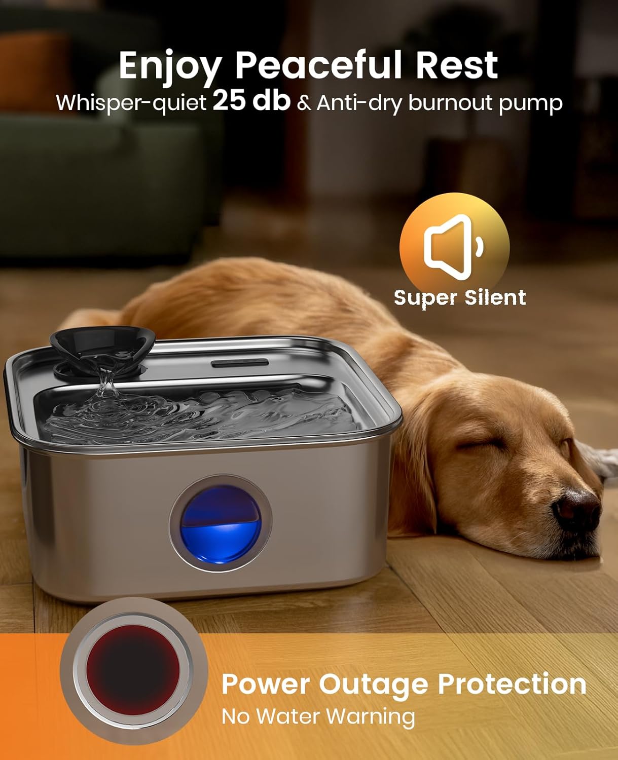 Oneisall 10L Pet Water Fountain with 11 PCS Filters