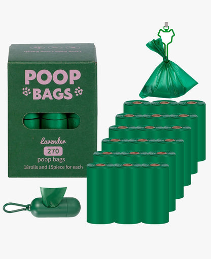 Oneisall 18 Rolls Dog Poop Bags