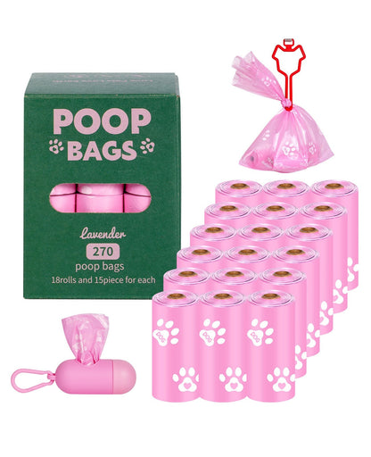Oneisall 18 Rolls Dog Poop Bags