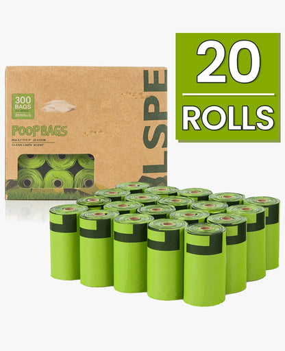 Oneisall 20 Rolls Dog Waste Bags