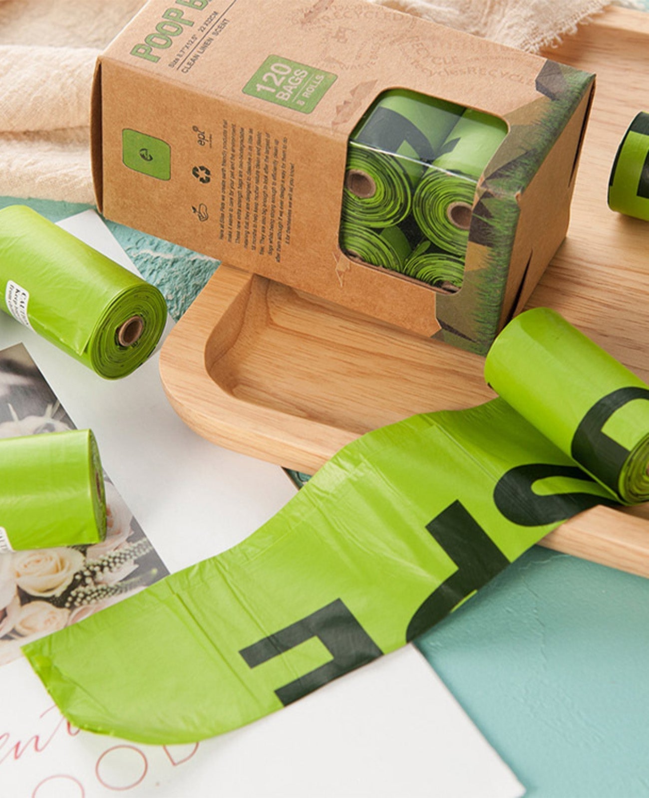 Oneisall 20 Rolls Dog Waste Bags