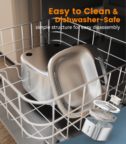 Oneisall 3.5L Corded Pet Water Fountain with 3PCS Filters