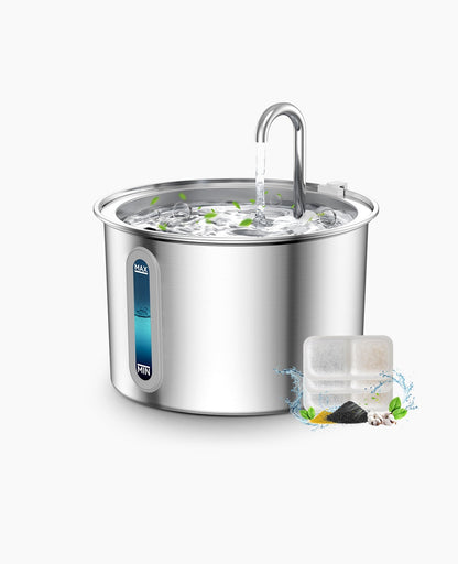 Oneisall 3.5L Automatic Cat Feeder with APP & 2L Cat Water Fountain Set