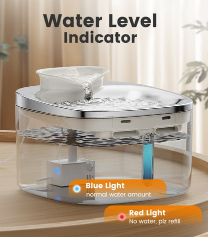 Oneisall 3.5L Corded Pet Water Fountain Pump Replacement