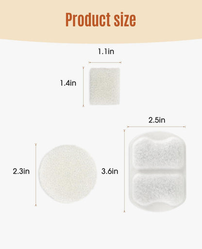 Oneisall 7L Pet Water Fountain 8Pcs Carbon Filters Replacement