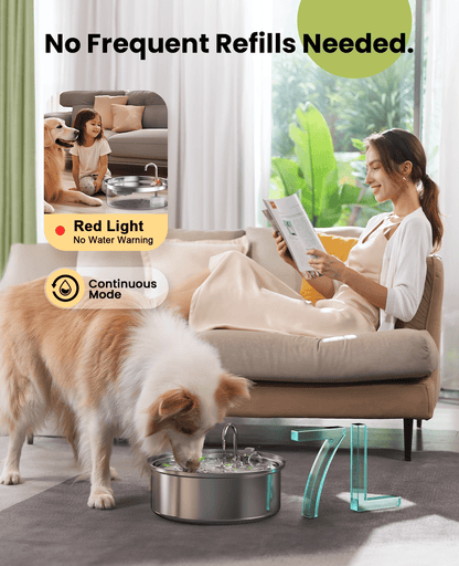 Oneisall 7L Pet Water Fountain with 11 PCS Filters