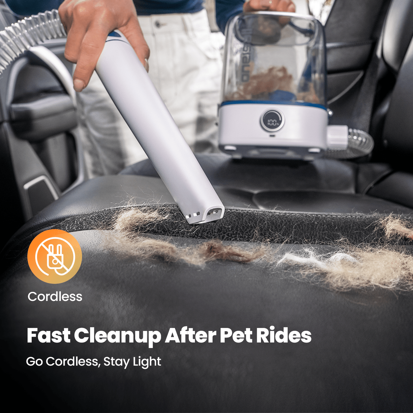 Oneisall Comfy C1 Cordless Pet Grooming Vacuum Kit