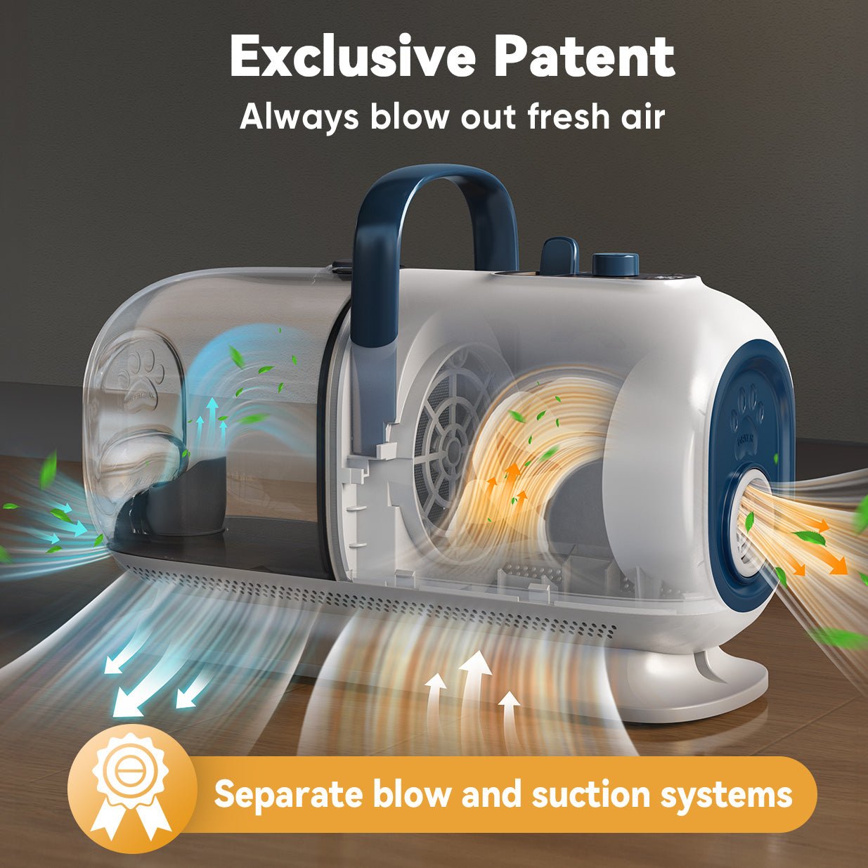 Oneisall Cozy C1 Pet Grooming Vacuum Kit & 7L Pet Water Fountain Set