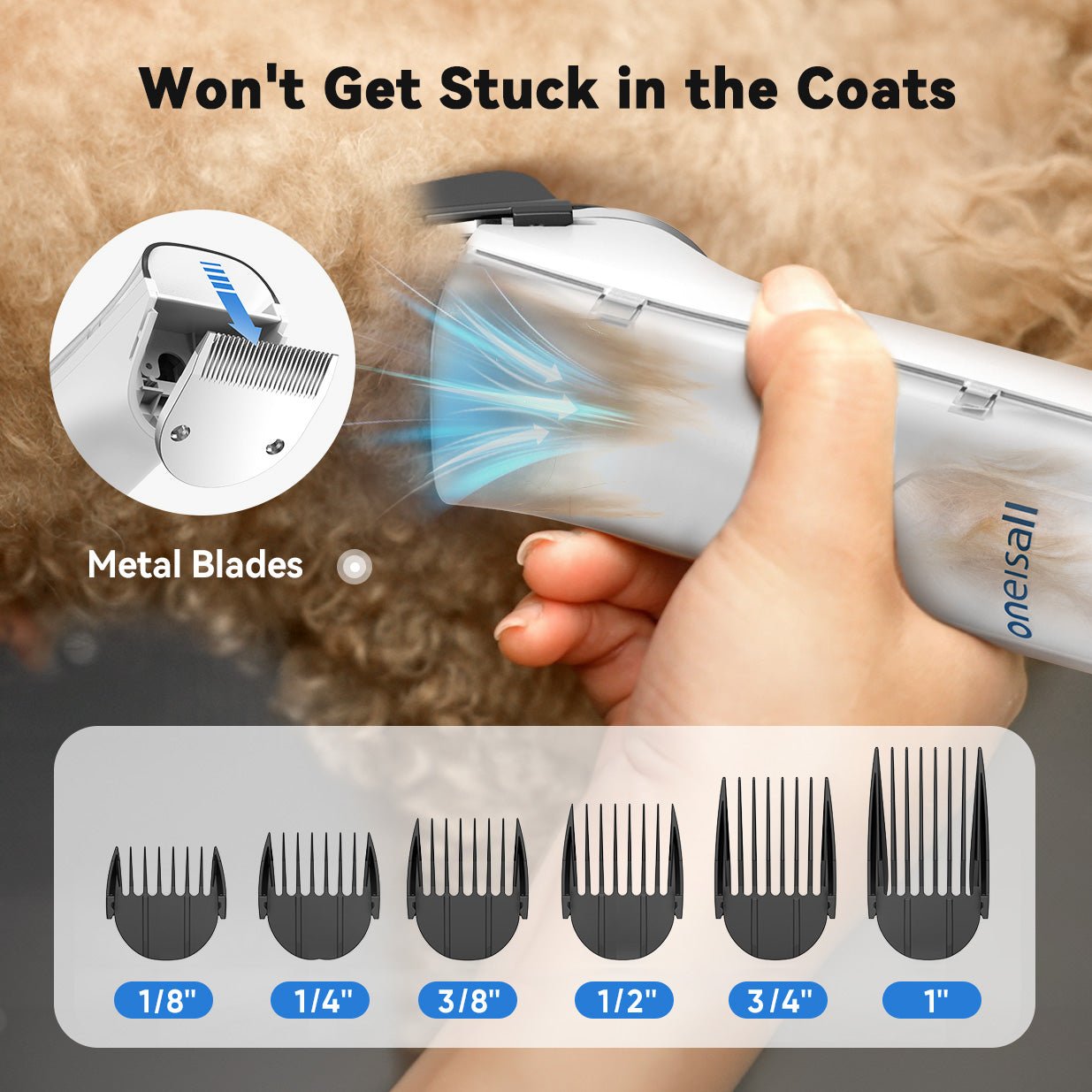 Oneisall Cozy C1 Pet Grooming Vacuum Kit & 7L Pet Water Fountain Set