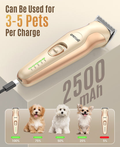 Oneisall DTJ-002 2 in 1 Dog Clippers with Narrow Blade