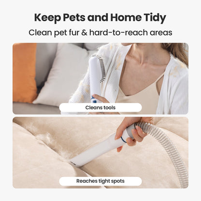 Oneisall LM2 Pet Grooming Vacuum & Grooming Brush & Deshedding Brush Replacement Set