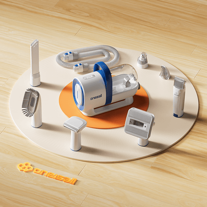 Oneisall LM2 7-in-1 Pet Grooming Vacuum Kit
