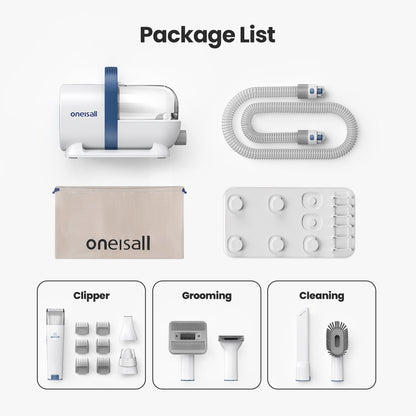 Oneisall LM5 4-in-1 Pet Grooming Vacuum Kit