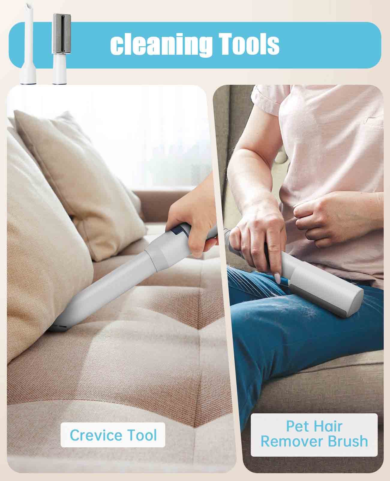 Oneisall LM2/LM5 Pet Grooming Vacuum 4Pcs Accessories Replacement