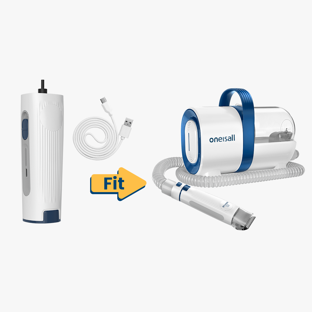 Oneisall LM2/LM5 Pet Grooming Vacuum Main Clipper & USB Charger Replacement