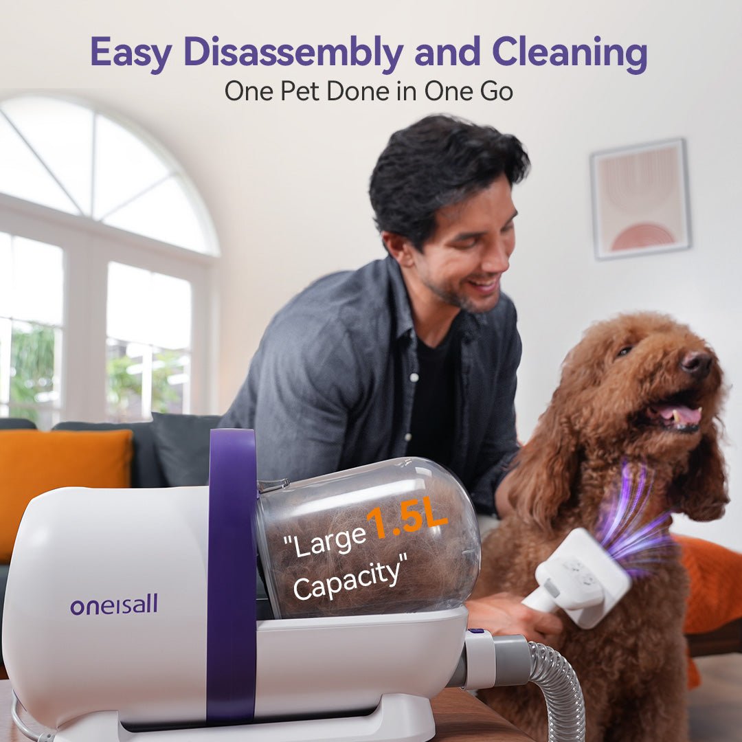 Oneisall LM5 4-in-1 Pet Grooming Vacuum Kit
