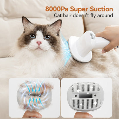 Oneisall LM5C 6-in-1 Cat Grooming Vacuum Kit