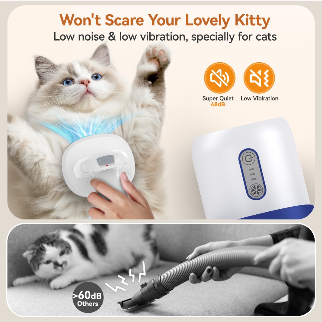 Oneisall LM5C 6-in-1 Cat Grooming Vacuum Kit