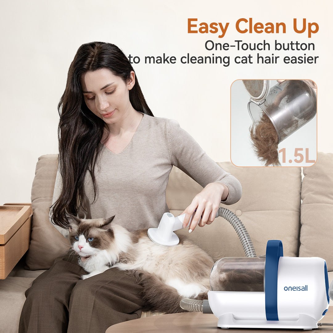 Oneisall LM5C 6-in-1 Cat Grooming Vacuum Kit