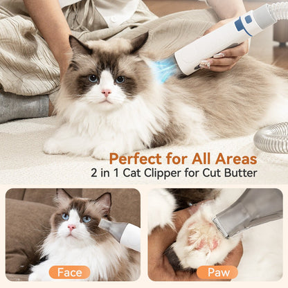 Oneisall LM5C 6-in-1 Cat Grooming Vacuum Kit