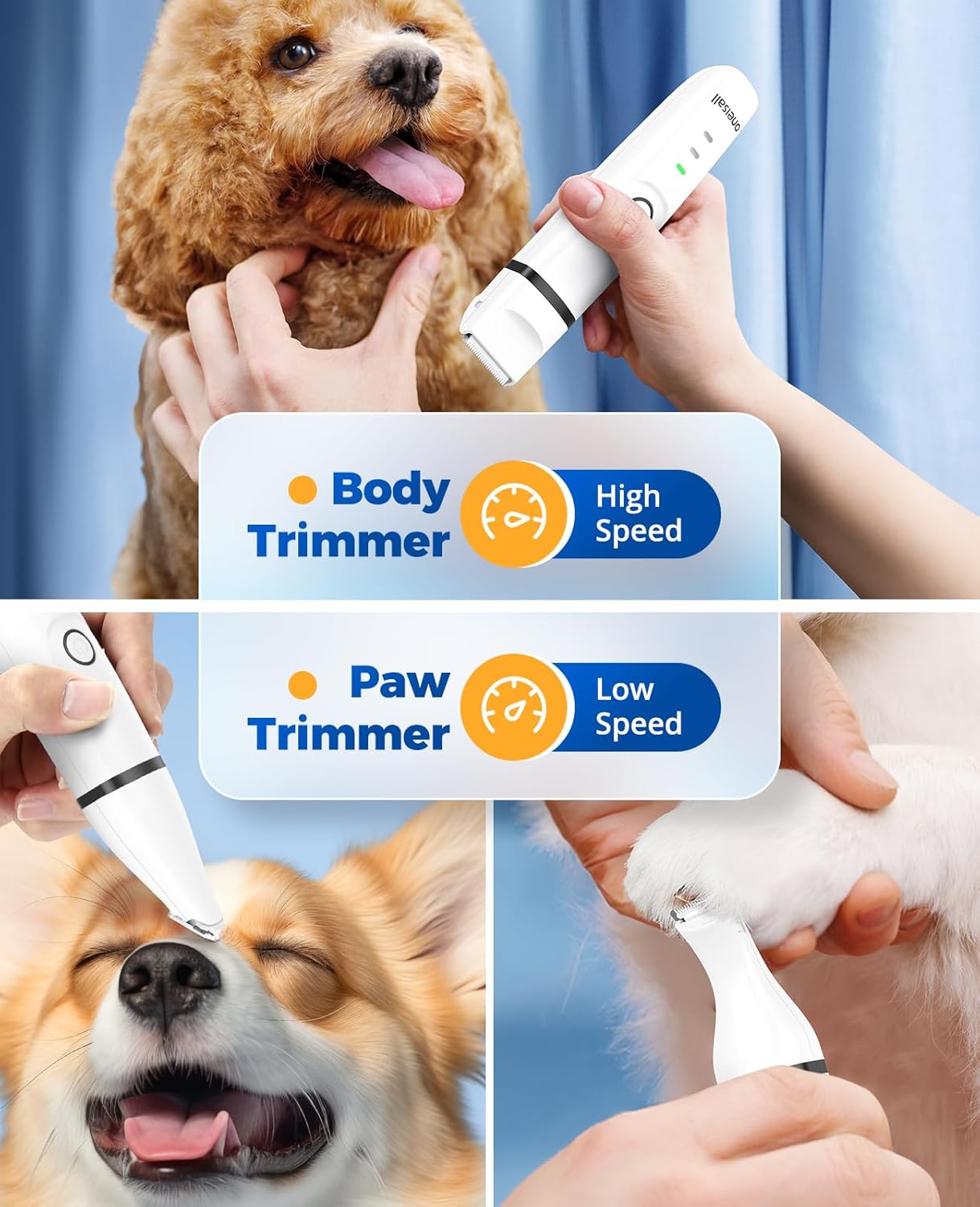 Oneisall N12 4 in 1 Dog Grooming Kit