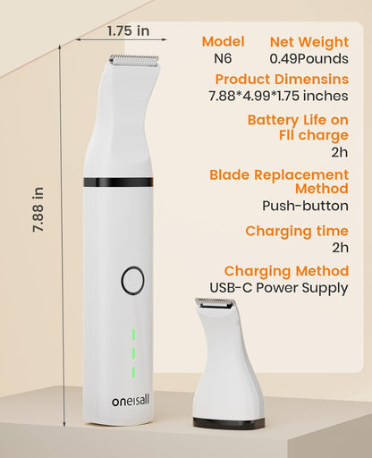 Oneisall N5 2-in-1 Pet Paw Trimmer