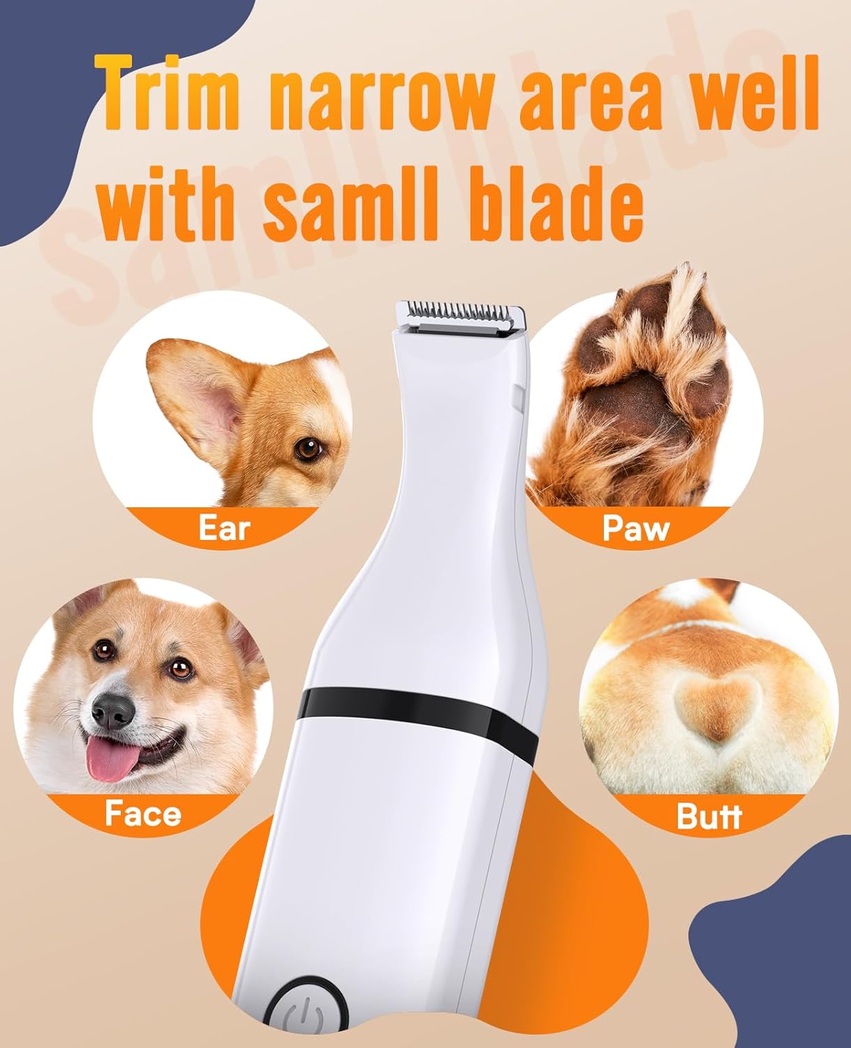 Oneisall N5 2-in-1 Pet Paw Trimmer