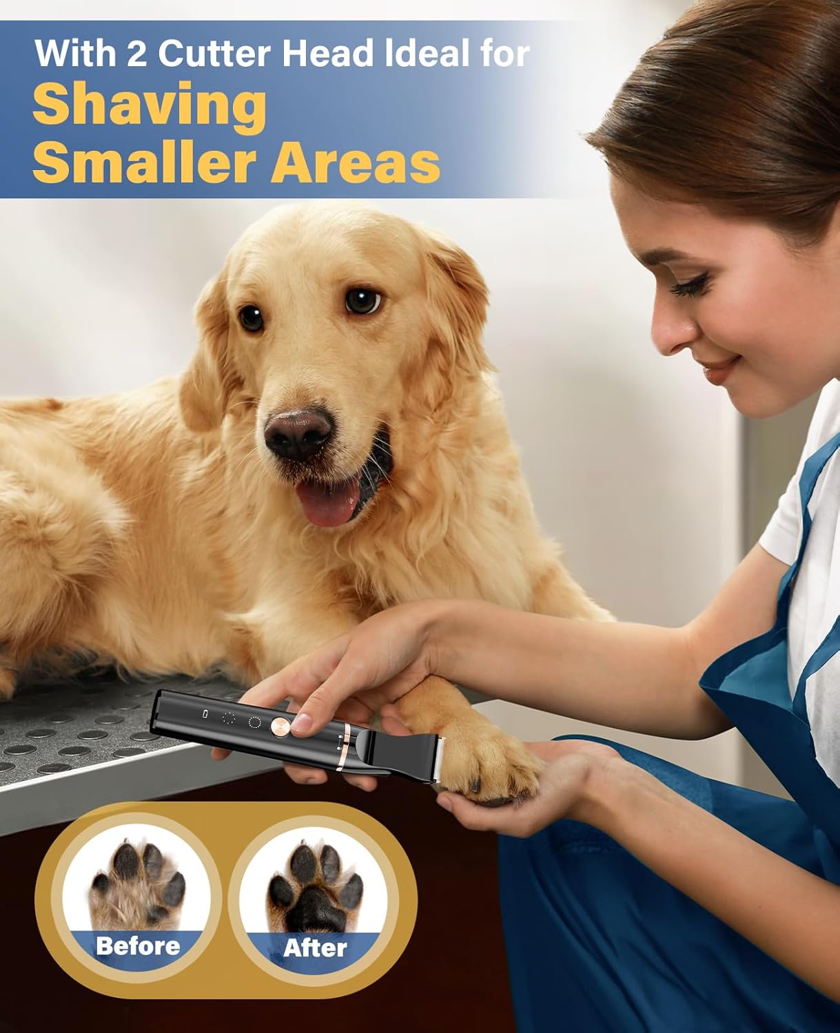 Oneisall RFC-676 Dog Clipper for Thick Coats