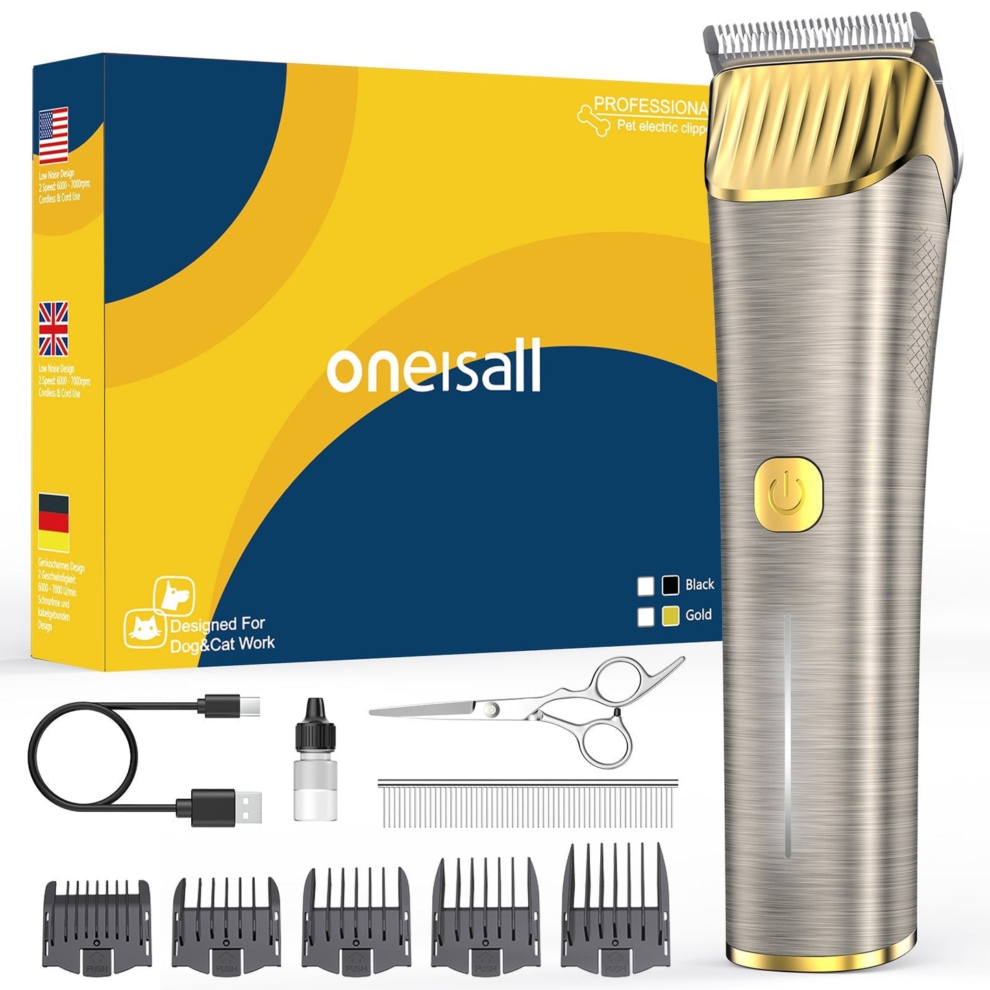 Oneisall RK-034 Cordless Horse Clippers