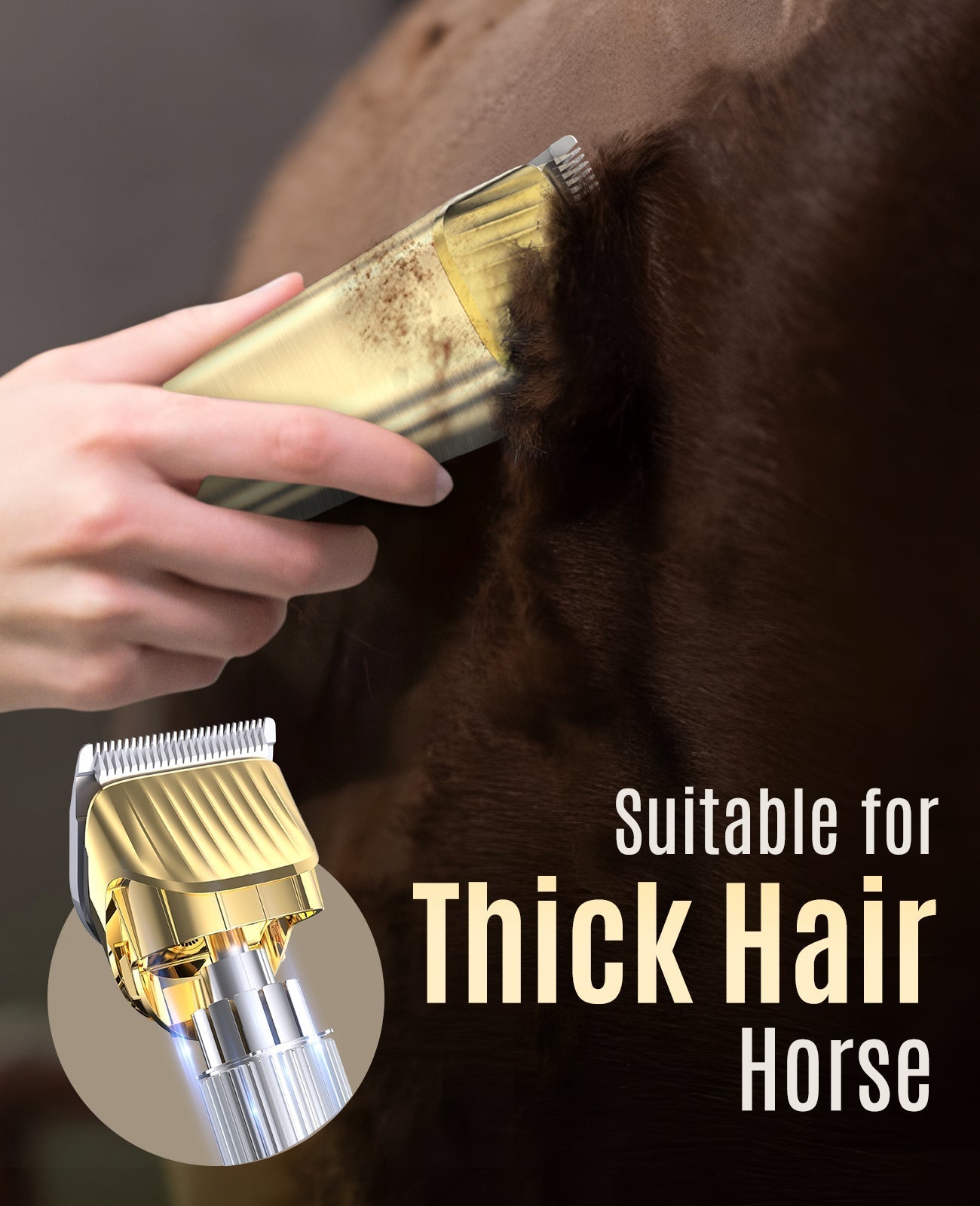 Oneisall RK-034 Cordless Horse Clippers