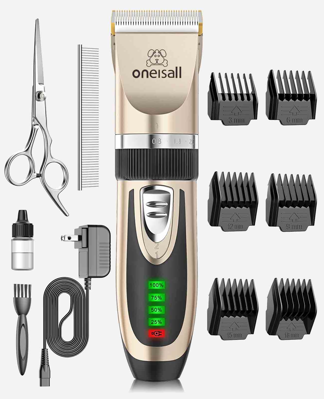 Oneisall X2 2 Speeds Dog Clipper & Dog Grooming Kit