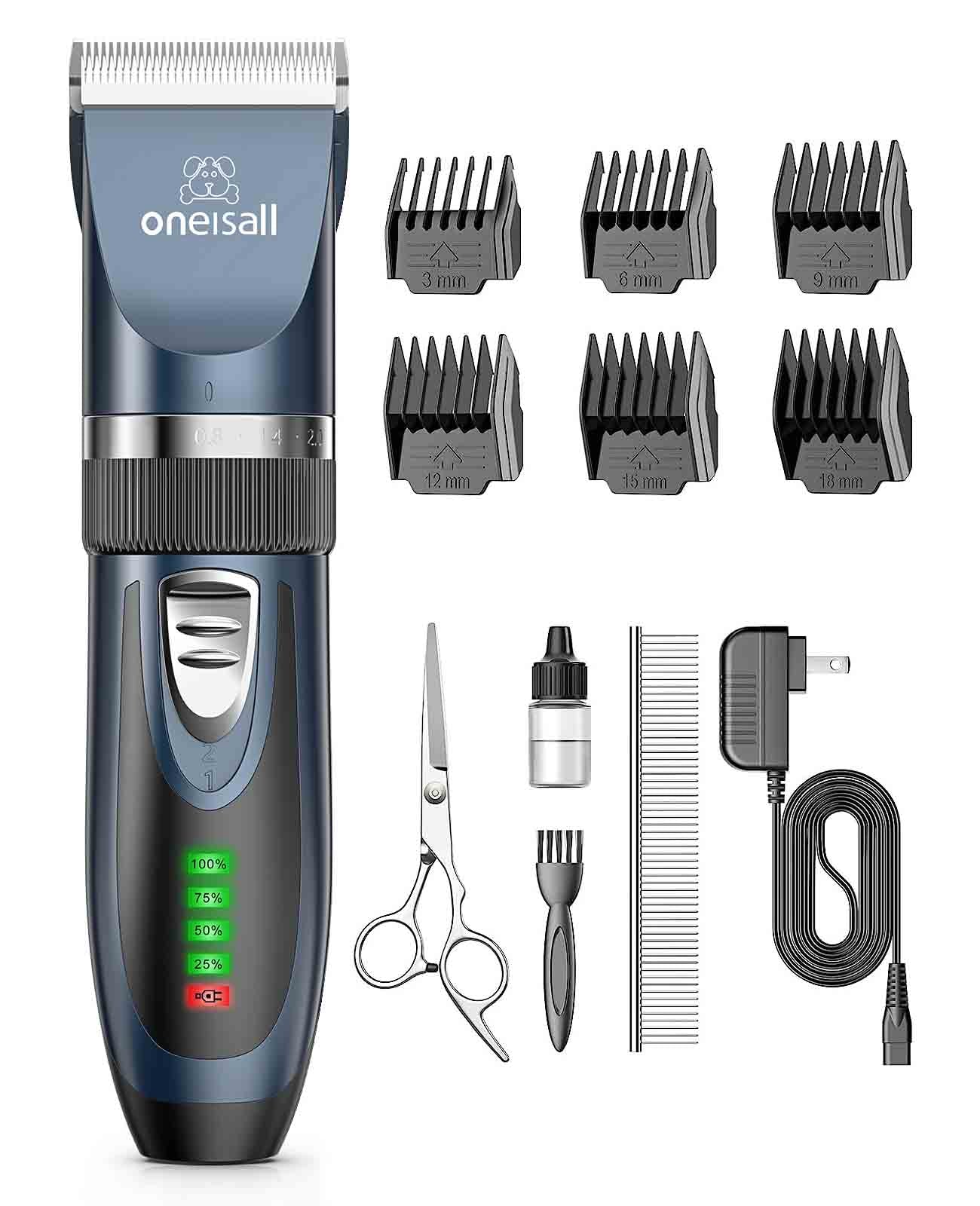 Oneisall X2 2 Speeds Dog Clipper & Dog Grooming Kit
