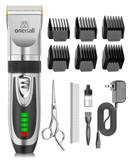 Oneisall X2 2 Speeds Dog Clipper & Dog Grooming Kit