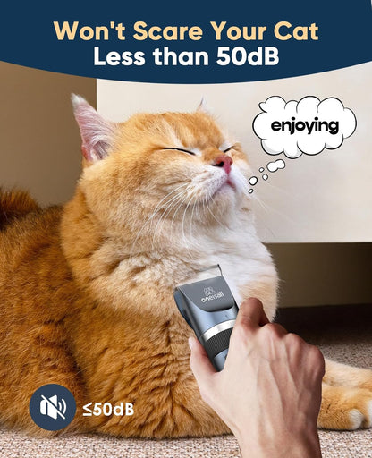 Oneisall X2 2 Speeds Cat Clippers for Matted Hair